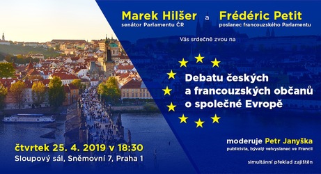 Debata českých a francouzských občanů o společné Evropě