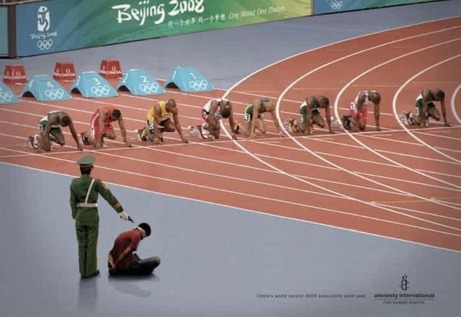 Setkání ke kampani proti politické podpoře XXIV. zimních olympijských her v Pekingu